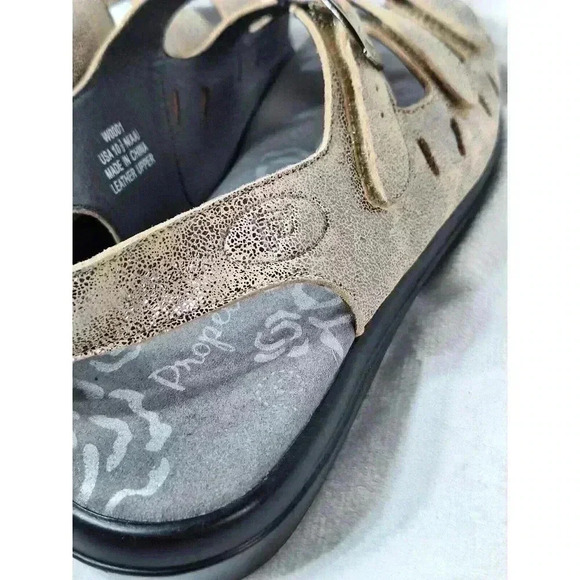 Propet‎ Women's Breeze Walker Sandal Pearl Pewter Size 10.5 - Picture 8 of 9